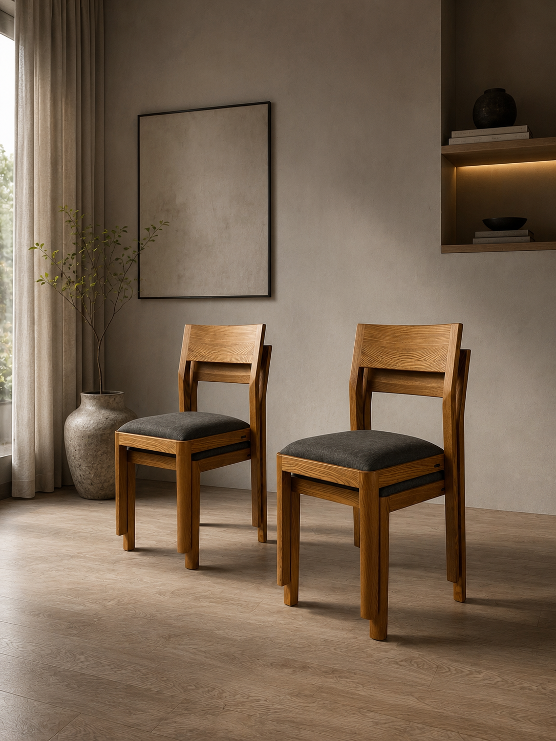 Duncan solid wood chair Стілець з масиву дерева Данкан