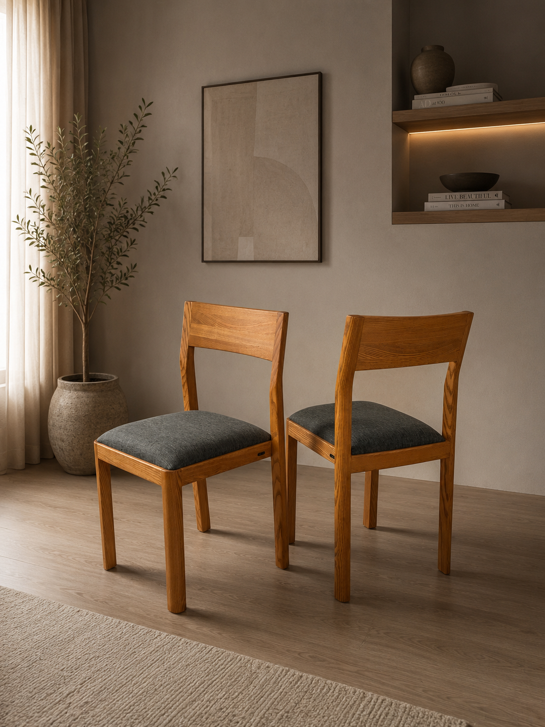 Duncan solid wood chair Стілець з масиву дерева Данкан